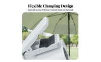 Portable Mini Umbrella Fan Quiet Operation Attach-on Fan Lightweight for Travelers, Commuters, Hot Environments, Commute, Camping
