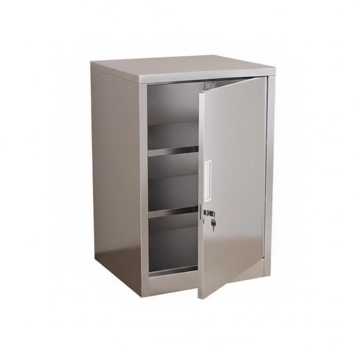 Lockable Single-Door Locker Rust-Proof Single Door Locker Corrosion-Resistant Metal Cupboard Heavy-Duty for Laboratory Technicians, Kitchen Personnel, Homeowners, Laboratoryoratory, School, Restaurant, Dormitory