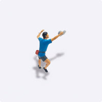 3 Pieces Fine Craftsmanship 1:64 Scale Climbing Figure Lifelike Details Climbing Figures Hand-Painted Tiny Miniature Scene People Collectible for Model Railway