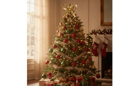 Christmas Bow Tree Finial Luxurious Bow Tree Finial Vintage-Influenced for Holiday Decorating