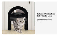 Screw-Mounted Arched Pet Door Mounting Screws Cat Door Insert Plastic Animal Gear
