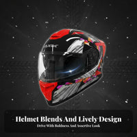 Full Face Helmet DOT Approved Aerodynamic High-Strength Shell Riding Gear for Motorcyclists, Men, Four-Season Use, Traveling
