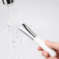 Face Brush for Clay Masks, Skincare for Mud Short Handle Facial Mini Size for Lovers