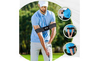 Elastic Golf Swing Coach Set Curved Golf Practice Set Dimpled Textured Training Ball