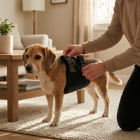 Supportive Dog Diaper with Adjustable Straps Safeguarding Pet Clothing Elasticated Apparel Comfortable for Walks