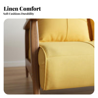 Nordic Design Convertible Loveseat Space-Saving Upholstered Futon Loveseat Removable and Washable Cover Sofa Bed Adjustable Backrest for Apartment Dwellers, Young Adults, Homeowners, Small Areas