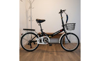 20-Inch Folding Bike Installation Foldable City Bike Rapid Fold Folding Cycle for Adults, Students, Commuting