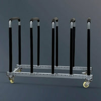 Car Door Panel Rack Adjustable Automotive Panel Stand Wheeled Storage Rack with Wheels for Mechanics