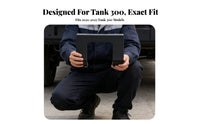 Tow Hook Cover Plate Non-Destructive Installation Square Hitch Cover fit Rubber Tow Hitch Cover