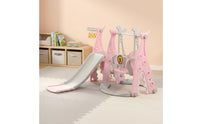 Shark Playset with Slide Complete Indoor Outdoor Playset with Swing Freestanding Young Child Slide with Basketball Hoop for Playroom, Patio