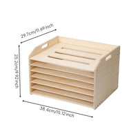 Multi-Layer Art Drying Rack Open-Frame Paint Drying Rack Portable Heavy-Duty for Teachers, Students