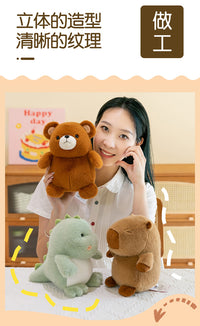 New Capybara Plush Toy Stuffed Animal Doll for Girls Birthday Gift