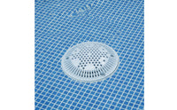 Round Main Drain Cover Perforated Pool Drain Cover White Hardware