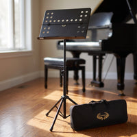 Folding Music Stand Foldable Music Stand with Carrying Bag Adjustable for Instrumentalists, Students, Home Rehearsal Rehearsal, Stage