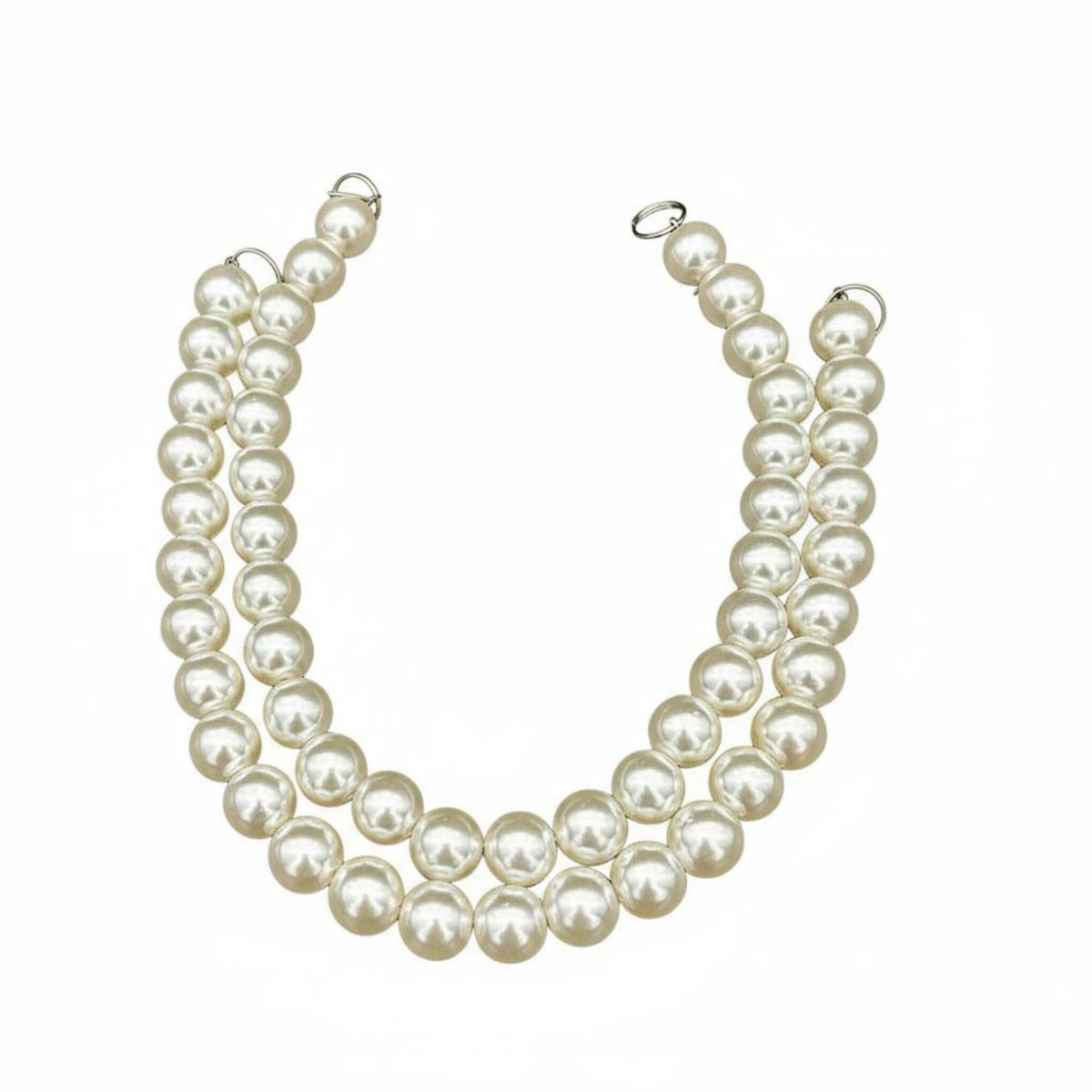 European Design 12mm Pearl Chain Elegant DIY Chandelier Hanging Light Easy to Cut Lighting Accessory Shiny Surface for Home Decor