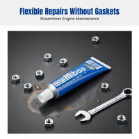 Automotive Engine Silicone Sealant, High Temperature Waterproof Oil-Resistant, Flexible Gasket Maker, Random Color
