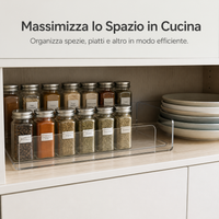 Clear Acrylic Cabinet Shelf Dividers for Bathroom Vanity Organization, Anti-Fall Cosmetic Storage Panels