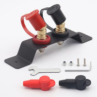 Post Mount with Insulating Boots Insulated Remote Terminals Easy to Install for Vehicle Owners, Engine Bay
