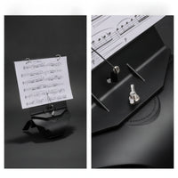 flutes Marching Lyre with Flip Folio Compact Marching Music Holder with Flip Folio for Flutists