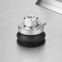Double Layer Vacuum Pad Detachable Design Heavy Duty Robotic Arm Gripper High Temperature Resistant for Food Processing