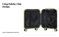 Lightweight Carry-on Luggage Sturdy Hard Shell Carry on Luggage Airline Approved for Children, Travelers, Vacation, Business Trip, Airports