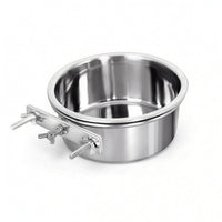 Spill-Resistant Dog Bowl with Mounting Bracket Mountable Dog Crate Bowl Long-Lasting Sturdy for Dogs