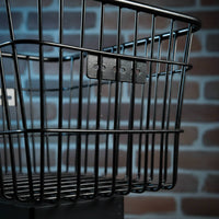 Multi-Purpose Rear Bike Basket Sturdy Rear Rack Basket Easy Installation Heavy-Duty for Students, Kids, Commuting, Grocery Shopping