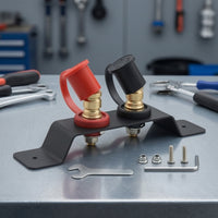 Post Mount with Insulating Boots Insulated Remote Terminals Easy to Install for Vehicle Owners, Engine Bay