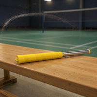 Badminton Swing Practice Aid Metal Shaft Adjustable Resistance Swing Practice Aid Grip Training Stick Sturdy Construction Motion