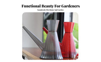 Long Spout Watering Can Wide Mouth Long Spout Waterer 1.3L Transparent Watering Pot Lightweight Gardening Supplies Sturdy