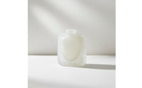 Modern Decorative Vase Glossy White Glaze Vase Waterproof Home Decor for Entryway