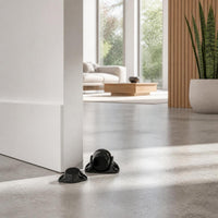 Door Stop Black Coated Door Stopper Rustproof for Rv, Cabins