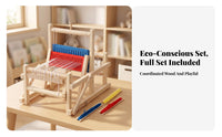 Wooden Weaving weaving machine Fine Motor Skills Slot Board DIY Weaving weaving machine Toy for Children