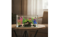 7 Pieces Aquarium House with Plants Textured Aquarium Decoration Set Aquatic Tank Decoration Set Non Decorations Lifelike