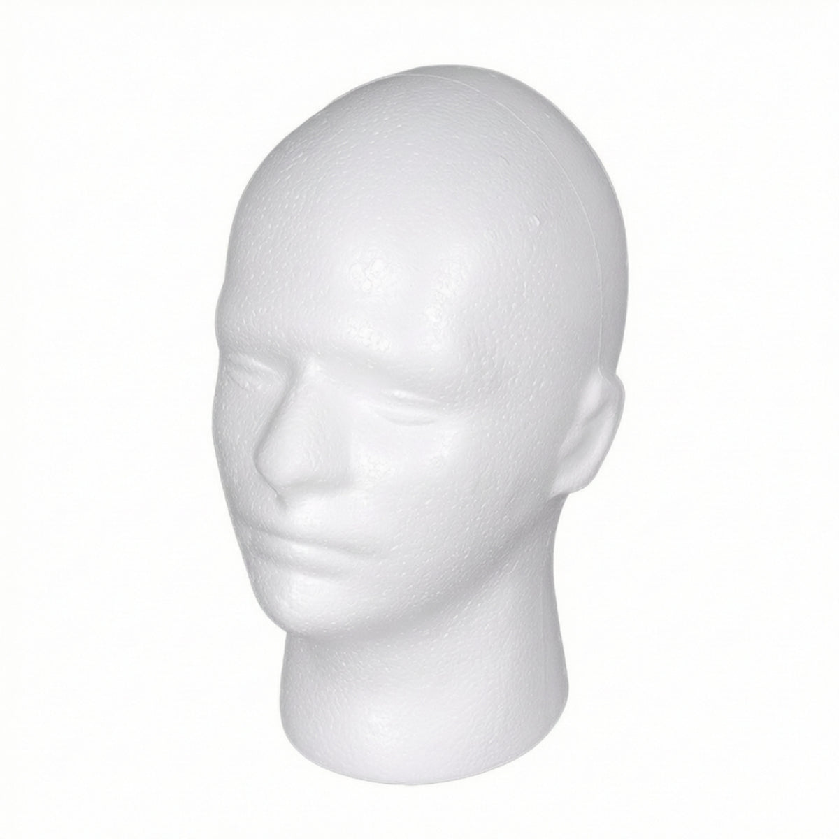 Foam Mannequin Head Stable Headpiece Display Stand Versatile for Cosplayers, Retail Displays, Hair Salons