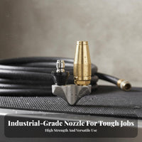 Drain Cleaning Nozzle Forward and Rear Streams High Pressure Drain Nozzle Heavy Duty Pipe Unclogging Head for Plumbers, Maintenance Experts