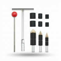 T-Handle Pipe Plug with Adapter Sleeves Threaded Water Stopper Tool Hex-Drive