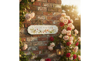 Front Door Welcome Hanger European Style Garden Welcome Sign Ornate Bracket House Decoration for Porch