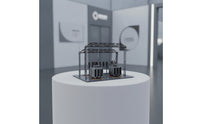 HO Scale Railway Substation Kit Molded Substation Kit Easy to Use Model with Transformer Illustrated Instructions for Dioramas