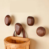 Natural Wooden Wall Hook Modern Wood Coat Peg Minimalist Wall Hook with Screws Screw-Information About Entryway, Bedroom, Closet