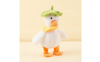 Electronic Stuffed Duck Musical Walking Duck Toy Stuffed Animal Interactive Animated for Toddlers, Playroom, Home