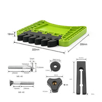 Feather Board with Mounting Hardware Safe Woodworking Accessory Easy-to-Grip