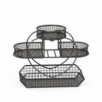 Large Capacity Vanity Countertop Storage Shelf Space Saving Multi-Tier Cosmetic Rack Elegant Design for Women, Adults, Desktop, Bedroom