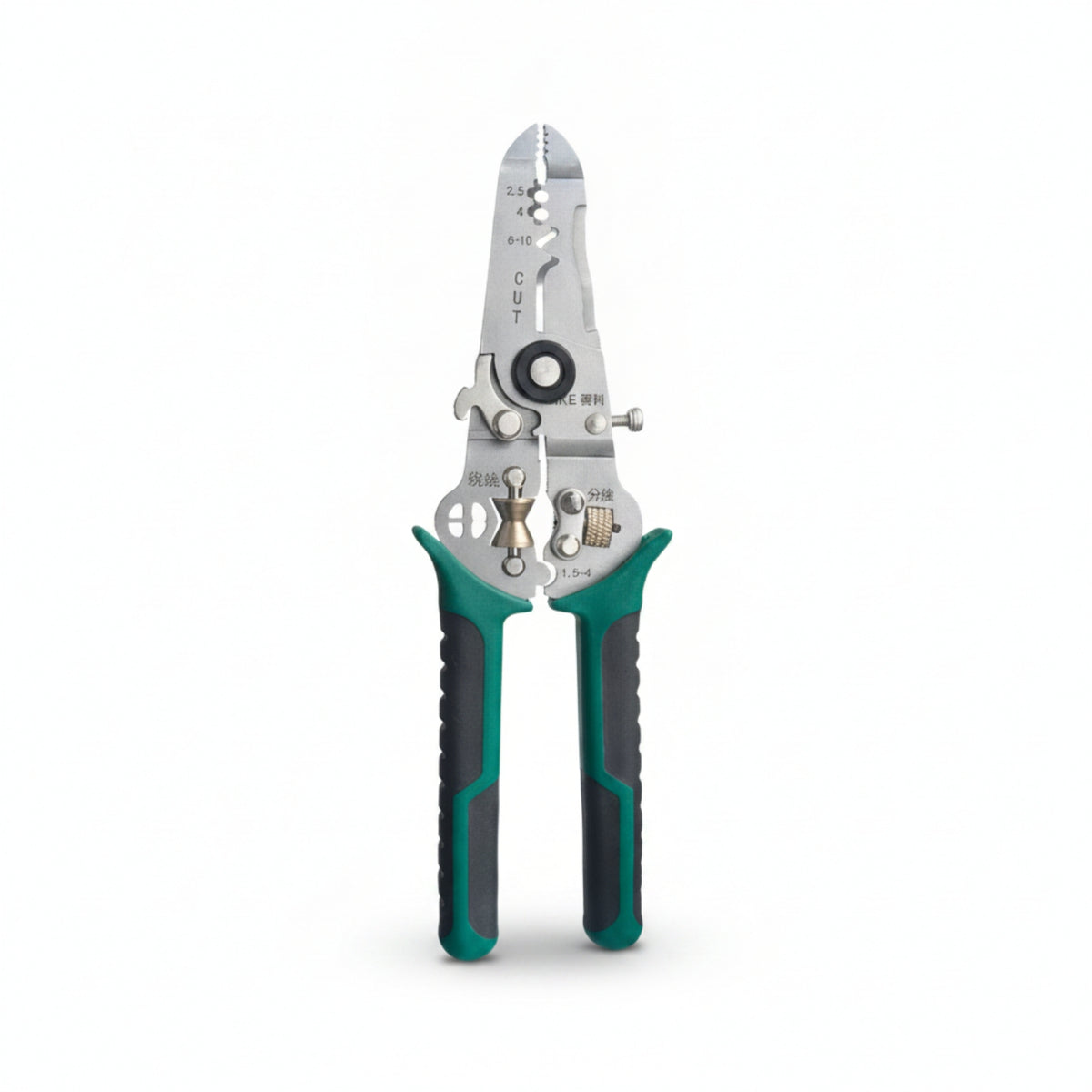 Spring-Loaded Multifunction Wire Stripper Insulated Handles Wire Stripping Plier Cutting Cutting Edges Electrical Plier Multi-Purpose