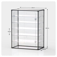 Keyboard Storage Cabinet Desktop Keyboard Display Desktop areaSaving Acrylic Display Case with Lock
