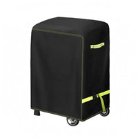 420D Oxford Material Black Grill Cover PU Coated Rectangular Grill Cover Full Coverage Weather Protector Drawstring Bottom for Outdoor