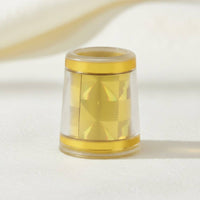 10 Pieces Diamond Pattern Ferrule Easy to Install Gilded Golf Ferrule Decorative Golf Club Shaft Caps