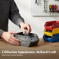 Stackable Parts Case Colorful Tool Container space-efficient for Crafters, Students
