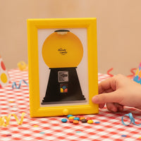 Candy Dispenser Frame Space-Saving Candy Display Frame Compact for Kitchen, Kids
