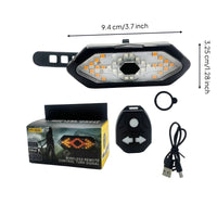 Rear Bike Light with Turn Signals LED for Cyclists